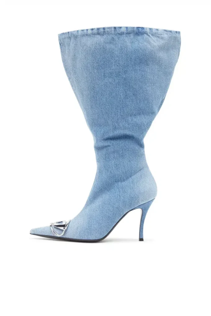 d-venus kb large D-Venus-Wide knähöga stövlar i denim d-venus kb large D-Venus-Wide knähöga stövlar i denim