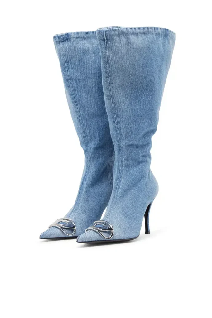 d-venus kb large D-Venus-Wide knähöga stövlar i denim d-venus kb large D-Venus-Wide knähöga stövlar i denim