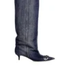 d-venus kb slouchy D-Venus-Slouchy knähöga stövlar i denim d-venus kb slouchy D-Venus-Slouchy knähöga stövlar i denim