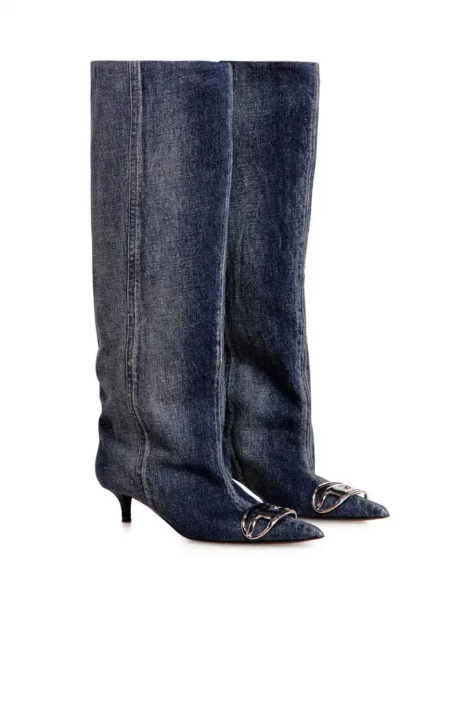 d-venus kb slouchy D-Venus-Slouchy knähöga stövlar i denim d-venus kb slouchy D-Venus-Slouchy knähöga stövlar i denim