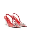 d-venus sb D-Venus-Läderkantade transparenta pumps med rem bak d-venus sb D-Venus-Läderkantade transparenta pumps med rem bak
