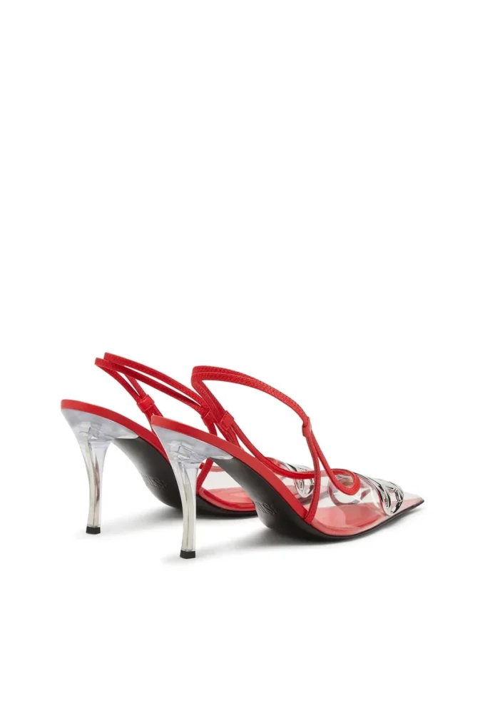 d-venus sb D-Venus-Läderkantade transparenta pumps med rem bak d-venus sb D-Venus-Läderkantade transparenta pumps med rem bak