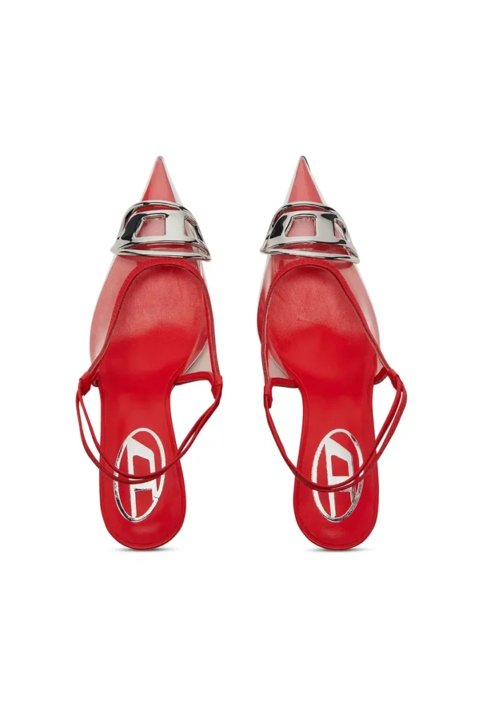 d-venus sb D-Venus-Läderkantade transparenta pumps med rem bak d-venus sb D-Venus-Läderkantade transparenta pumps med rem bak