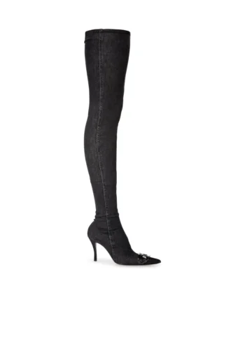 d-venus tbt d D-Venus Tbt D Boots – Överknästrumpor i stretchdenim