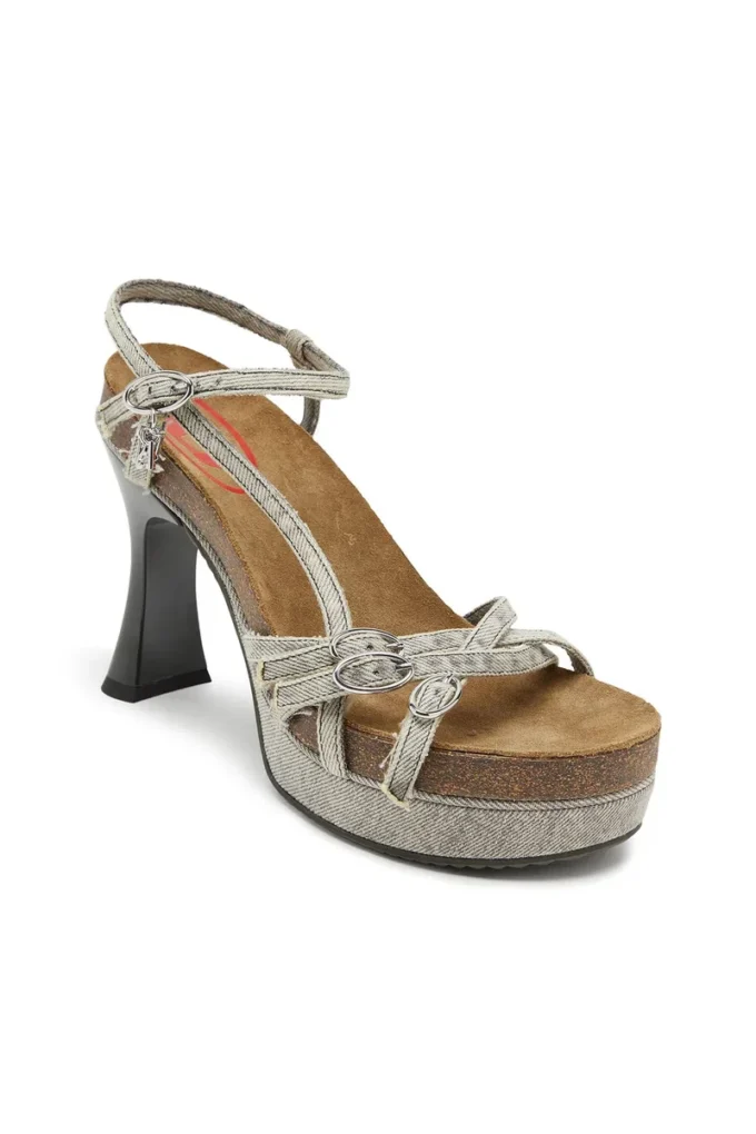 d-woodstock 105 sandal D-Woodstock-Sandaler med remmar och plattform i denim d-woodstock 105 sandal D-Woodstock-Sandaler med remmar och plattform i denim