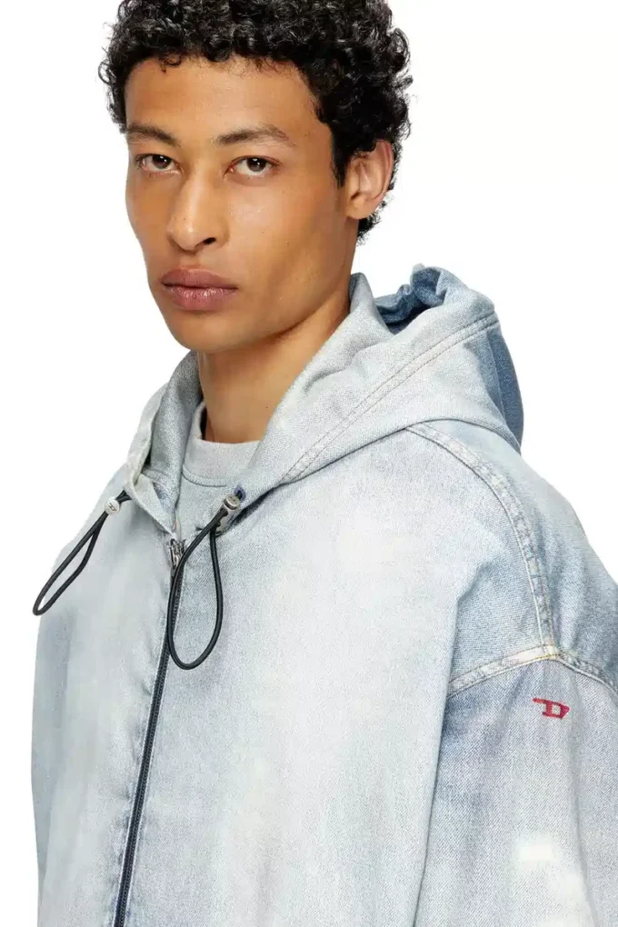 d-wynny jogg Hoodjacka i tryckt blek-effekt JoggJeans