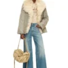 de-aconic-s Jacka i flytande trådjacquarddenim de-aconic-s Jacka i flytande trådjacquarddenim