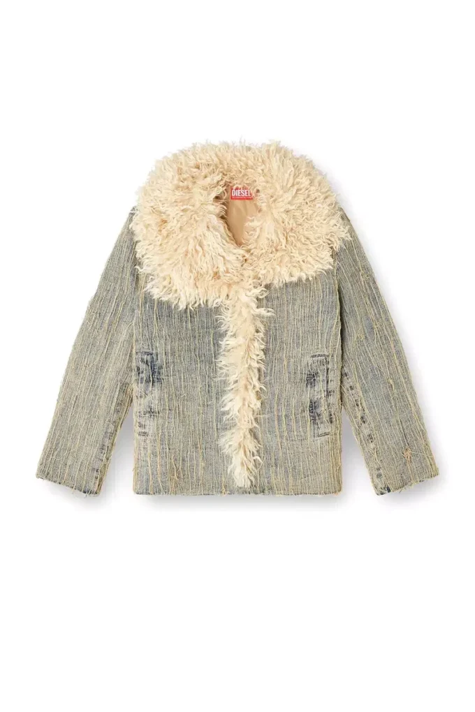 de-aconic-s Jacka i flytande trådjacquarddenim de-aconic-s Jacka i flytande trådjacquarddenim