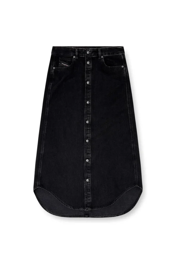 de-ard-long Midi-jeanskjol de-ard-long Midi-jeanskjol