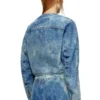 de-calur-fse Jeansjacka med biker-dragkedjedetaljer de-calur-fse Jeansjacka med biker-dragkedjedetaljer