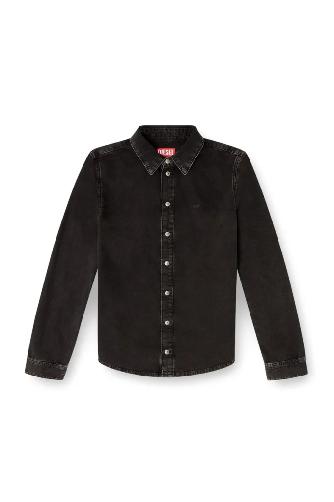 de-eazy Denimskjorta med kontrasterande sömmar de-eazy Denimskjorta med kontrasterande sömmar