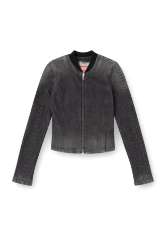 de-gary-d jogg Kort jacka i enfärgad denim