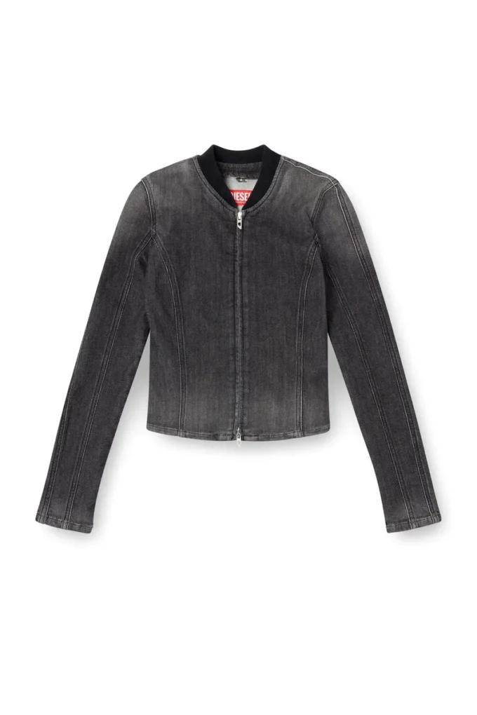 de-gary-d jogg Kort jacka i enfärgad denim de-gary-d jogg Kort jacka i enfärgad denim