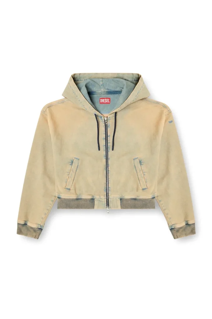 de-giri-crop jogg Hoodie med dragkedja i färgade JoggJeans