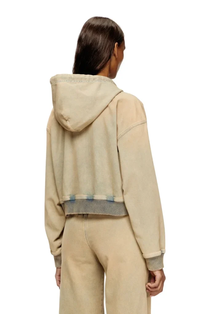 de-giri-crop jogg Hoodie med dragkedja i färgade JoggJeans