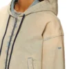 de-giri-crop jogg Hoodie med dragkedja i färgade JoggJeans
