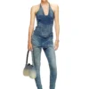 de-janice-s Halterneck-top i Reform-denim de-janice-s Halterneck-top i Reform-denim