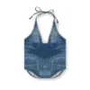 de-janice-s Halterneck-top i Reform-denim de-janice-s Halterneck-top i Reform-denim