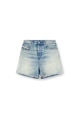 de-jiro Shorts i slitna denim