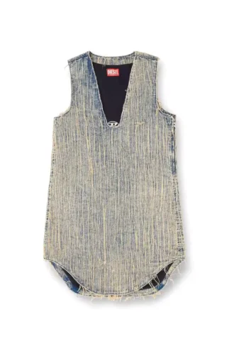 de-laris-dress-s2 Denimklänning med slitna detaljer