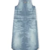de-lina-s Lång klänning i marmorerad denim