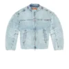 de-marge-fse Oversized jacka i kristallfärgad denim