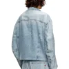 de-marge-fse Oversized jacka i kristallfärgad denim