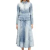 de-masly-fsh Skjorta i slitna honeycomb-denim de-masly-fsh Skjorta i slitna honeycomb-denim