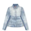de-masly-fsh Skjorta i slitna honeycomb-denim de-masly-fsh Skjorta i slitna honeycomb-denim