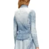 de-masly-fsh Skjorta i slitna honeycomb-denim de-masly-fsh Skjorta i slitna honeycomb-denim