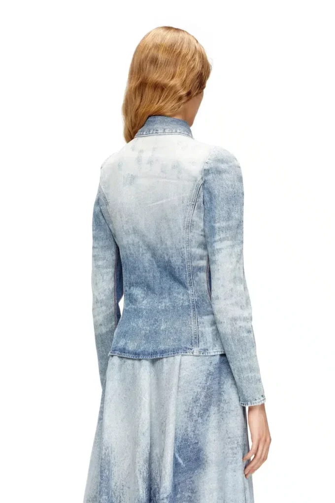 de-masly-fsh Skjorta i slitna honeycomb-denim de-masly-fsh Skjorta i slitna honeycomb-denim