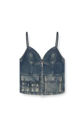 de-mellis-s Top i gradient fluid denim