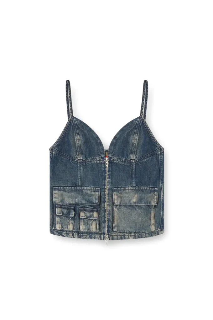 de-mellis-s Top i gradient fluid denim