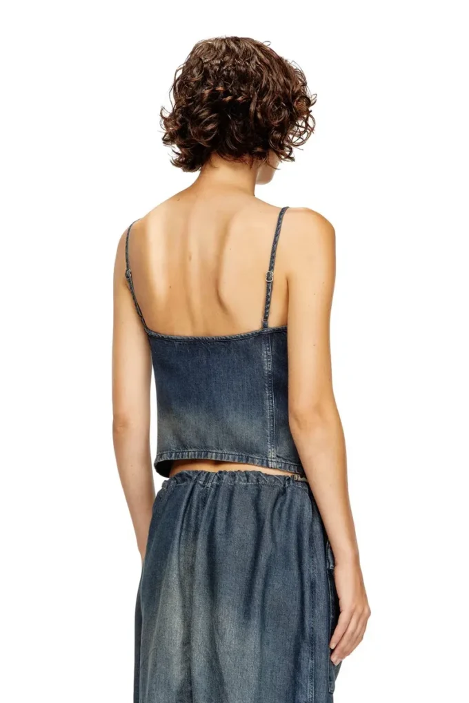 de-mellis-s Top i gradient fluid denim