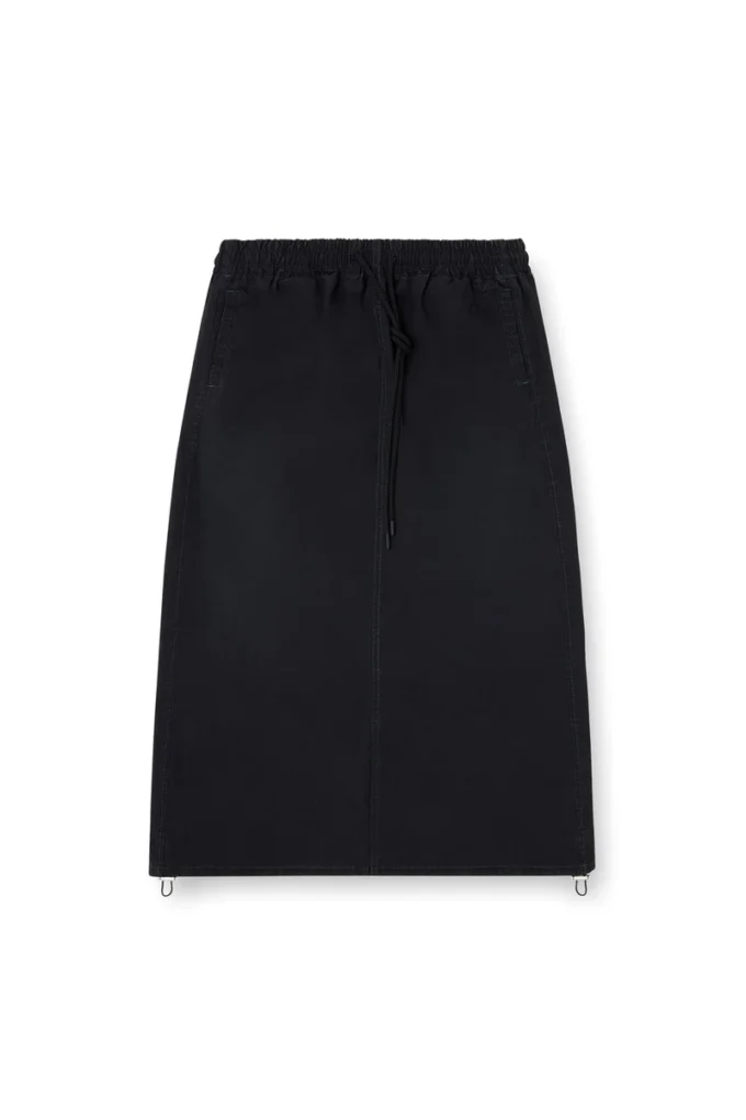 de-oren-c jogg Midilång kjol i tekniskt JoggJeans de-oren-c jogg Midilång kjol i tekniskt JoggJeans
