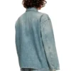 de-priss Henley-top i denim i utility-stil de-priss Henley-top i denim i utility-stil