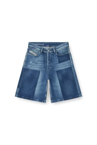 de-sire-short Shorts i kontrastfärgad denim