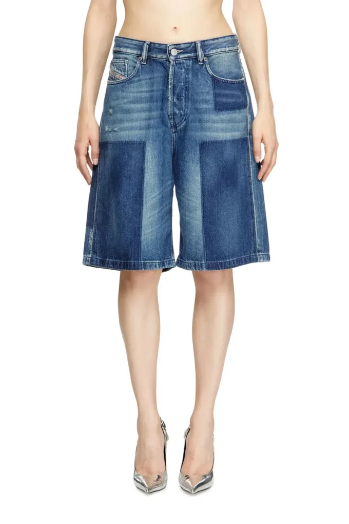 de-sire-short Shorts i kontrastfärgad denim de-sire-short Shorts i kontrastfärgad denim
