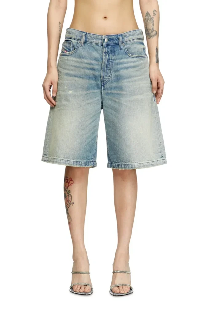 de-sire-short Shorts i slitna denim de-sire-short Shorts i slitna denim