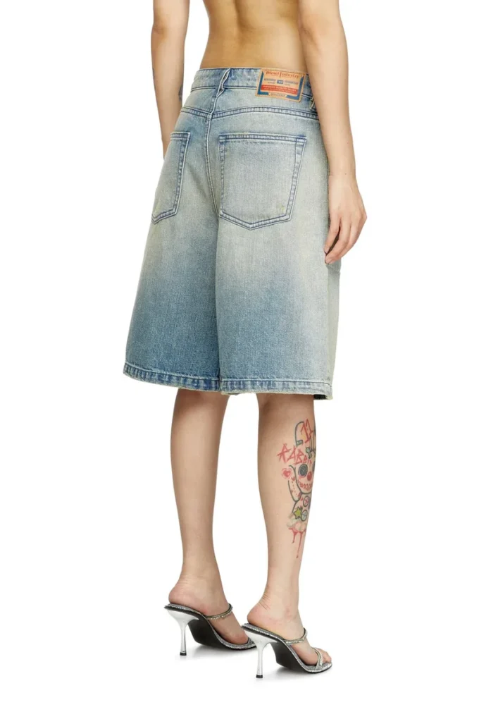 de-sire-short Shorts i slitna denim de-sire-short Shorts i slitna denim