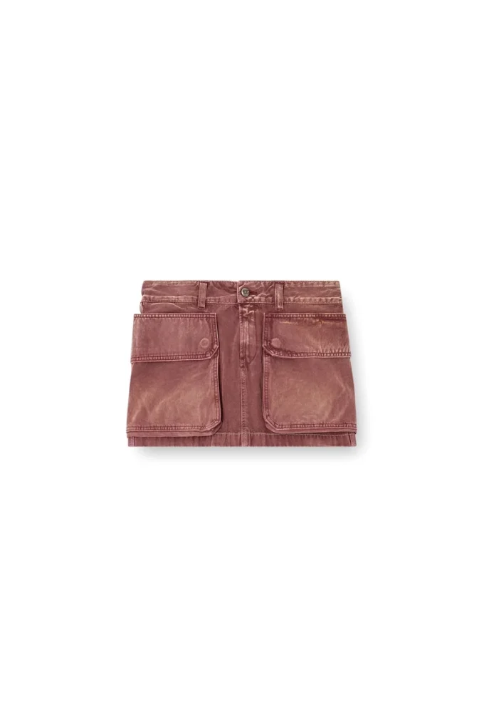 de-ton Denimminikjol med påsydda fickor de-ton Denimminikjol med påsydda fickor