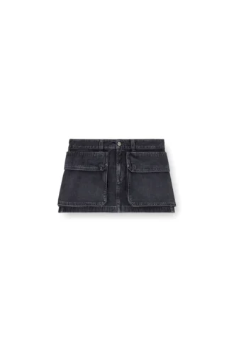 de-ton Minikjol i batavia-vävd denim