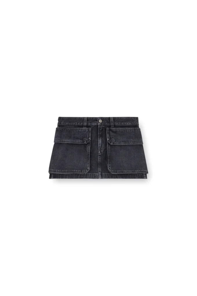 de-ton Minikjol i batavia-vävd denim de-ton Minikjol i batavia-vävd denim