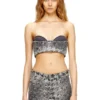 de-toppys-fsh Bralette i Prince of Wales-jacquarddenim de-toppys-fsh Bralette i Prince of Wales-jacquarddenim