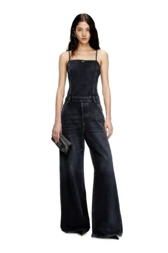 de-vors Jumpsuit med spaghettiband i batavia-vävd denim de-vors Jumpsuit med spaghettiband i batavia-vävd denim