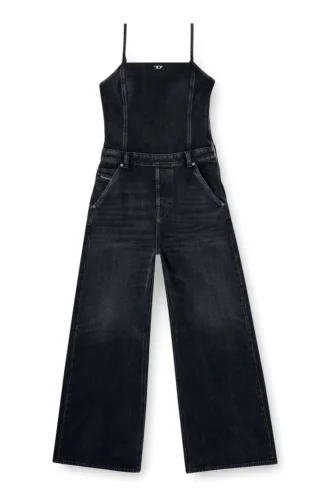 de-vors Jumpsuit med spaghettiband i batavia-vävd denim de-vors Jumpsuit med spaghettiband i batavia-vävd denim