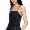 de-vors Jumpsuit med spaghettiband i batavia-vävd denim de-vors Jumpsuit med spaghettiband i batavia-vävd denim