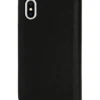 diesel 2-i-1 foliofodral för iPhone XS och iPhone X Svart läderfodral med tryckt och präglat logo, iPhone XS och X