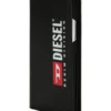 diesel 2-i-1 foliofodral för iPhone XS och iPhone X Svart läderfodral med tryckt och präglat logo, iPhone XS och X