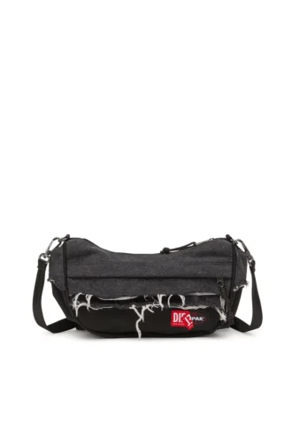 diesel axelväska Axelväska i sliten denim och CORDURA®